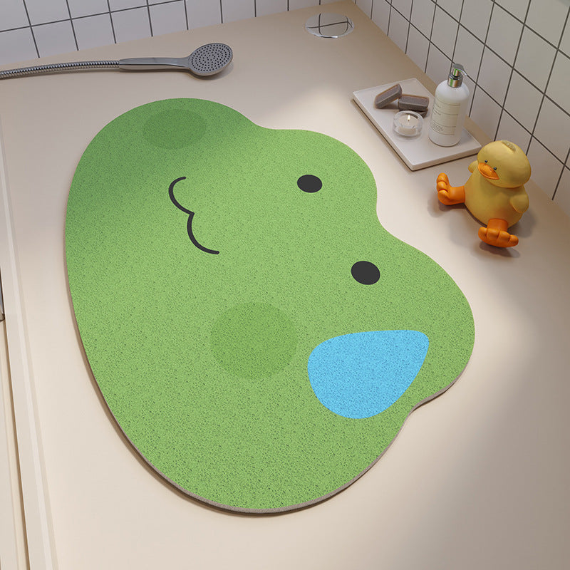 Cute Frog-Themed Bath Mat