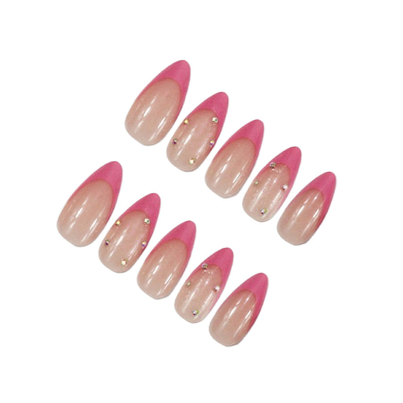 Artificial nail set with elegant tips and sparkling accents Kalsten