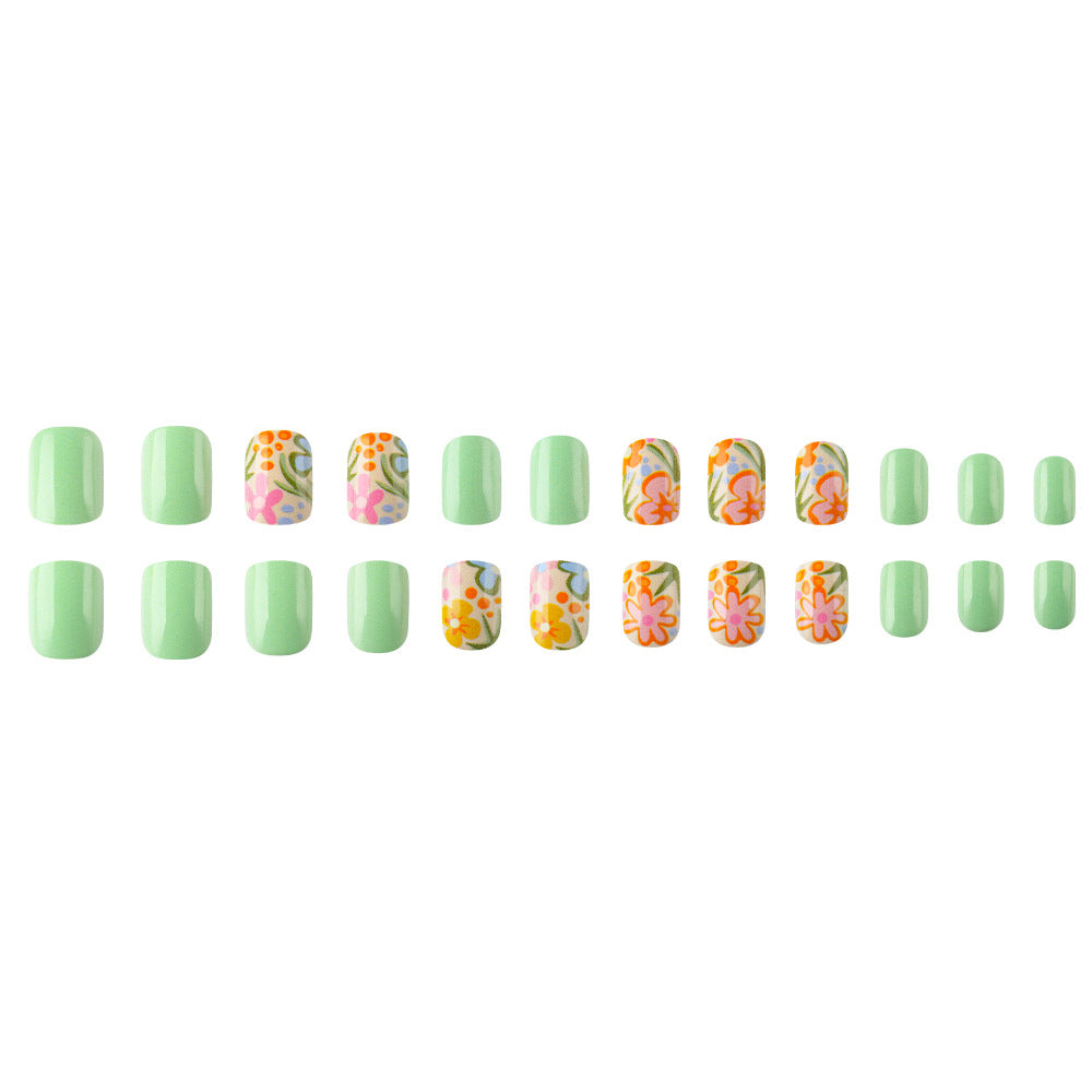 Floral Abstract Nail Art Kalsten
