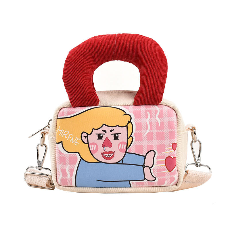 Fun Cartoon Character Shoulder Bag