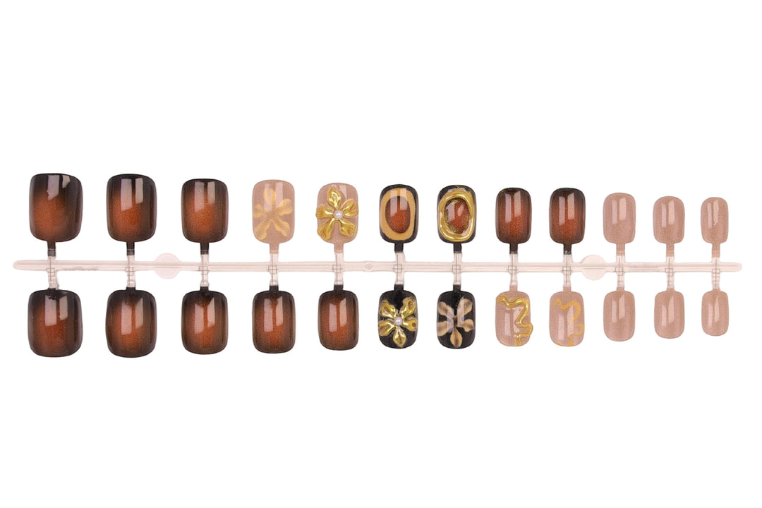 Designer Nail Art with Decorative Elements Kalsten