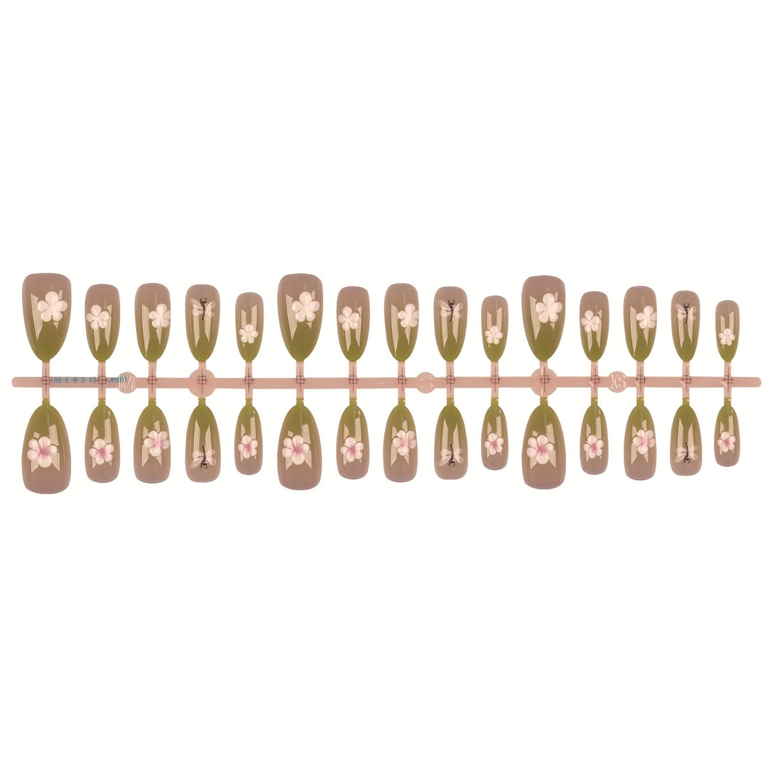 Botanical Art Press-On Nails