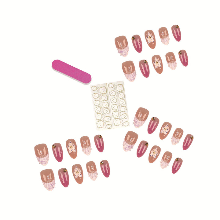Artistic Press-On Nail Tips Set