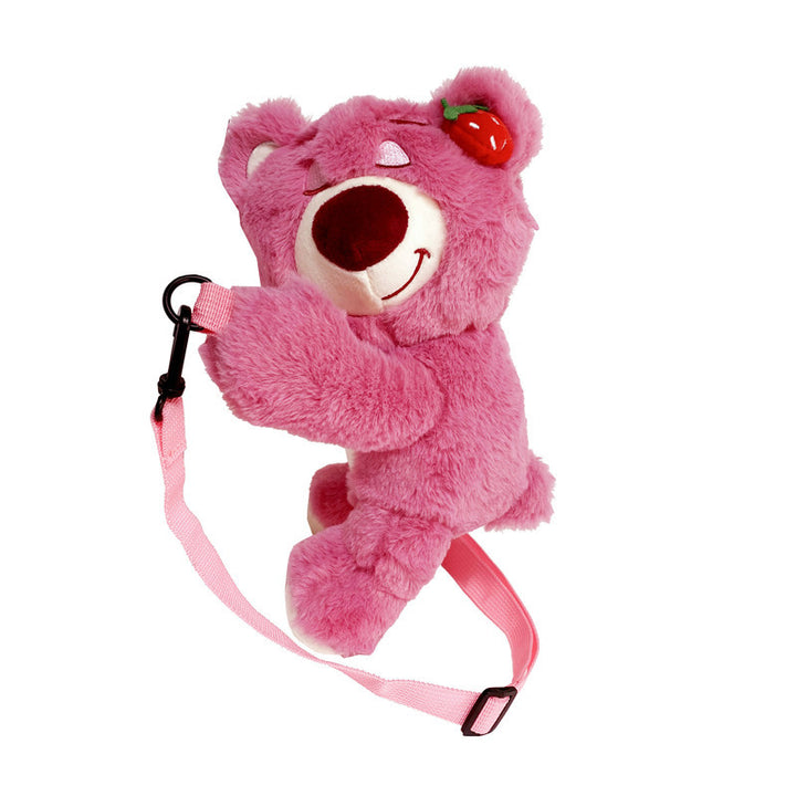 Plush Cartoon Character Shoulder Bag