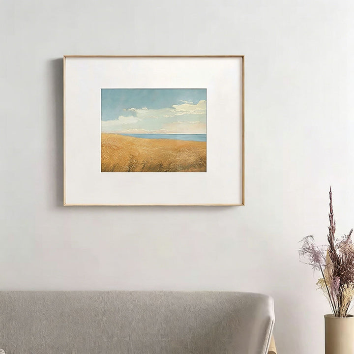 Framed Minimalist Landscape Art Print