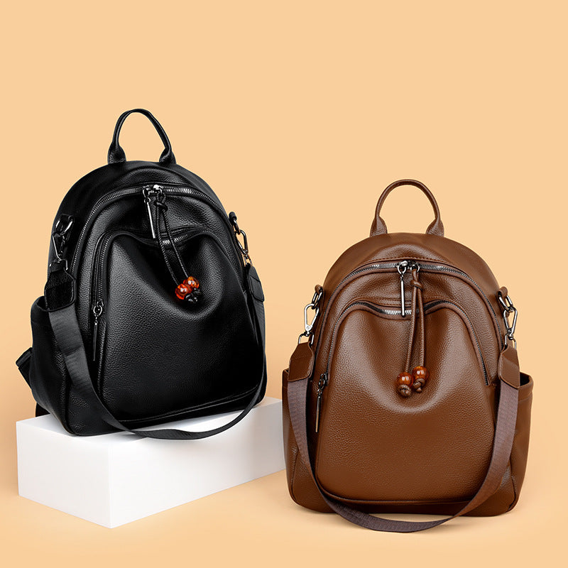 Premium Leather Travel Backpack Kalsten