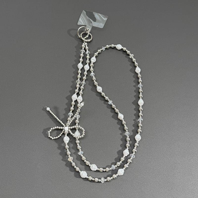 Elegant Pearl Beaded Lanyard Kalsten