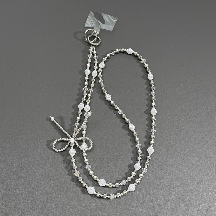 Elegant Pearl Beaded Lanyard Kalsten