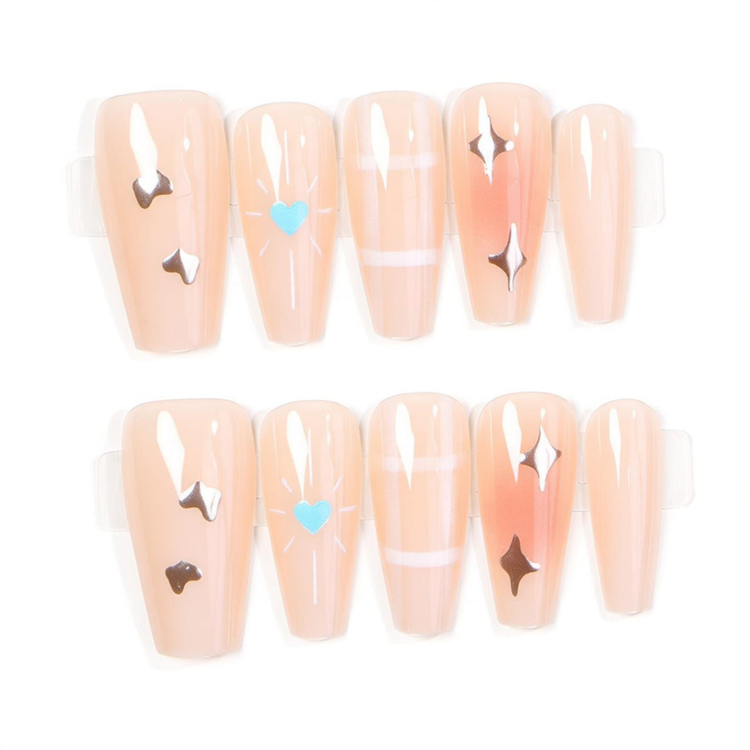 Creative Transparent Press-On Nail Art Kalsten