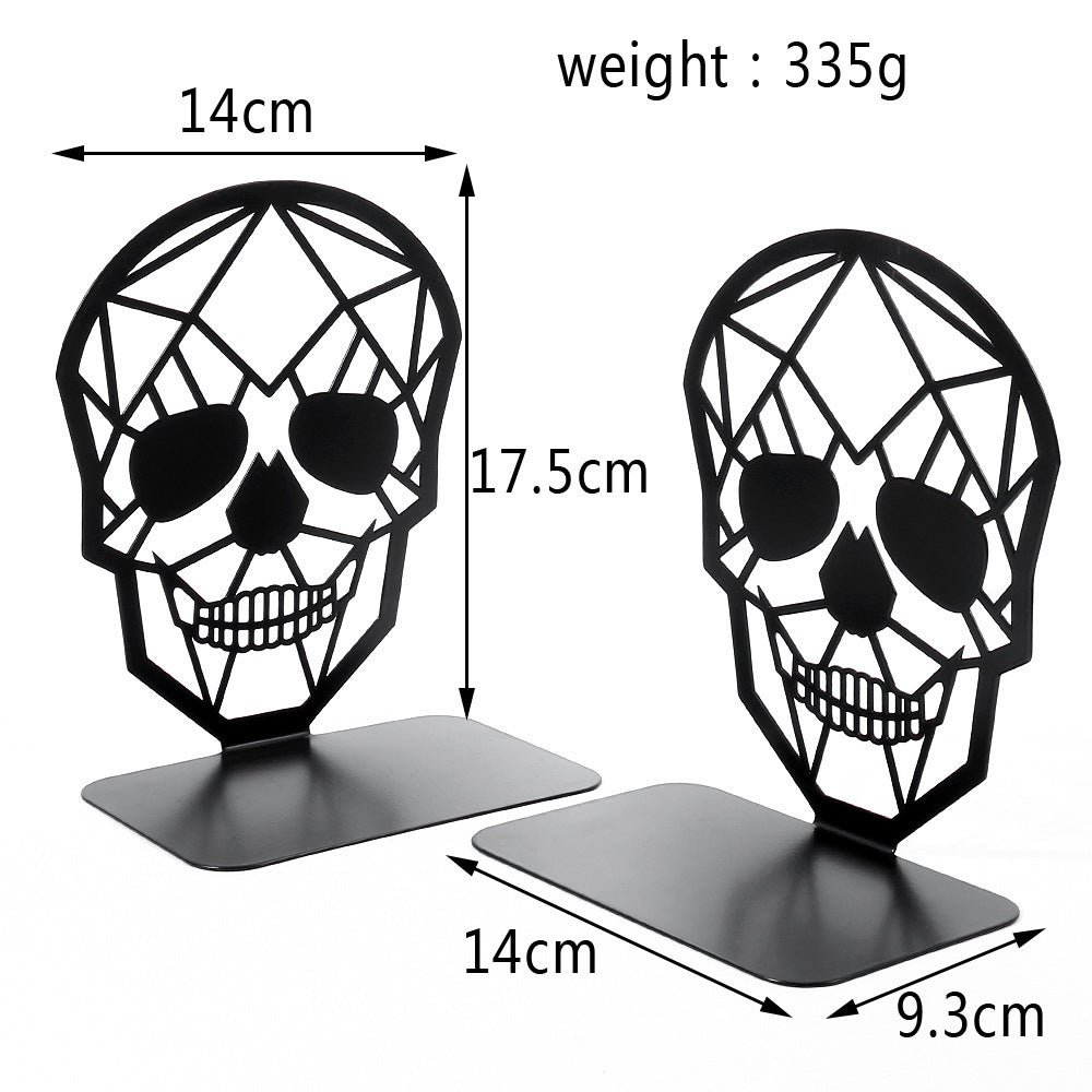 Skull Design Decorative Bookends