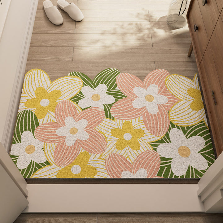 Floral Pattern Doormat