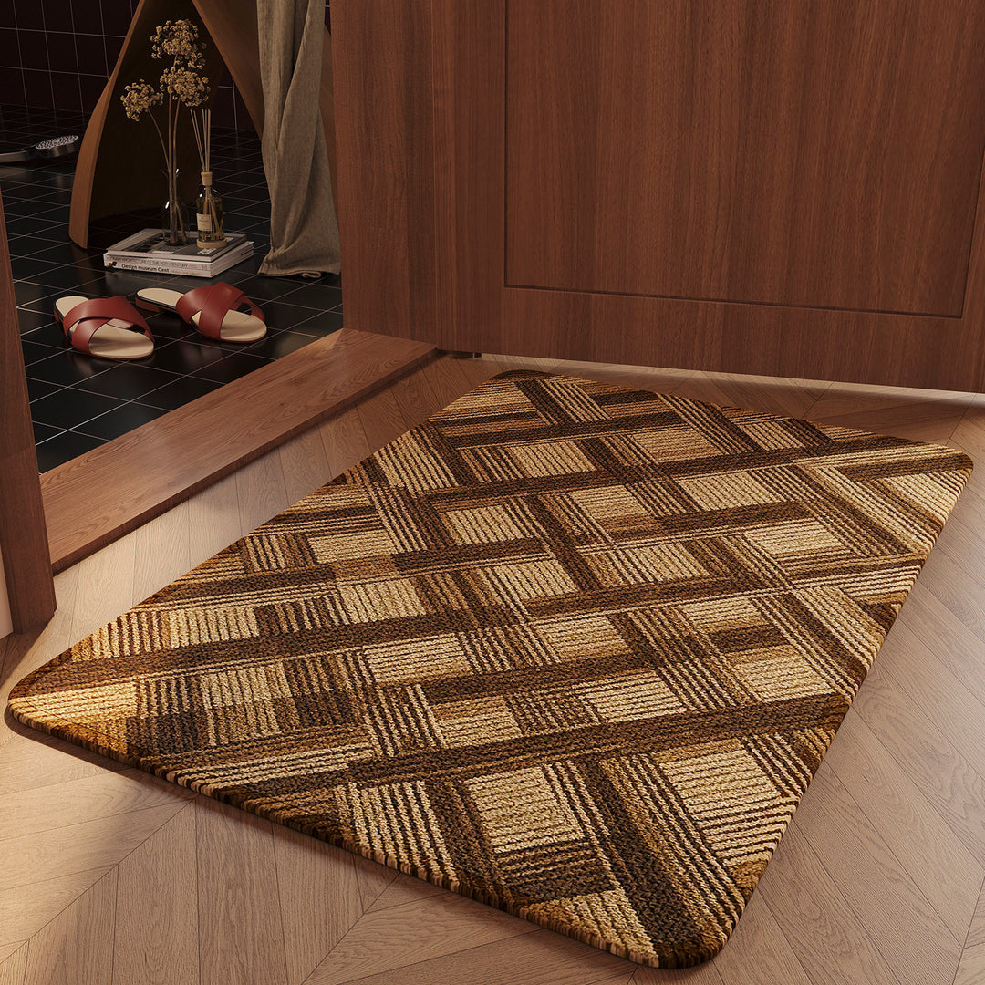 Geometric Pattern Decorative Entryway Mat