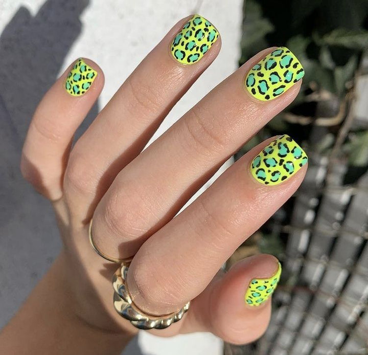 Artificial nails with modern leopard print Kalsten