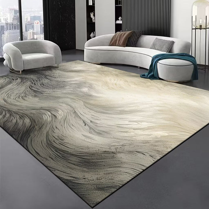 Contemporary Wave Pattern Area Rug Kalsten
