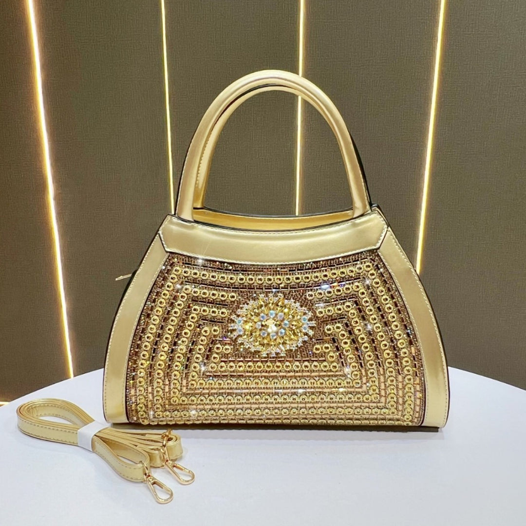 Embellished Padded Evening Handbag