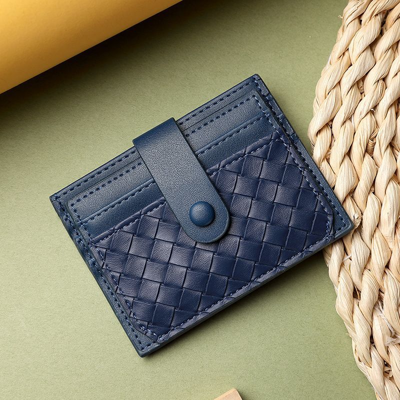 Premium Textured Leather Card Wallet