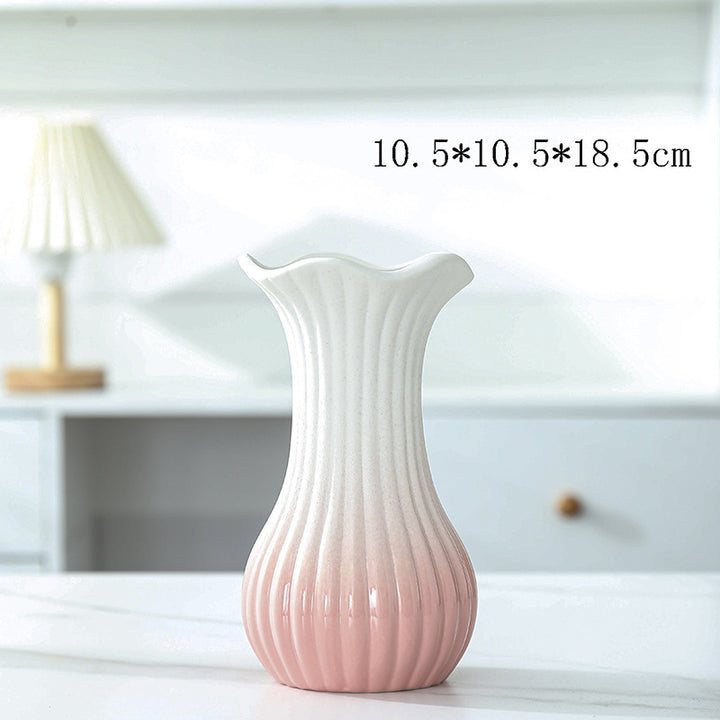 Elegant Floral Design Ceramic Vase Kalsten