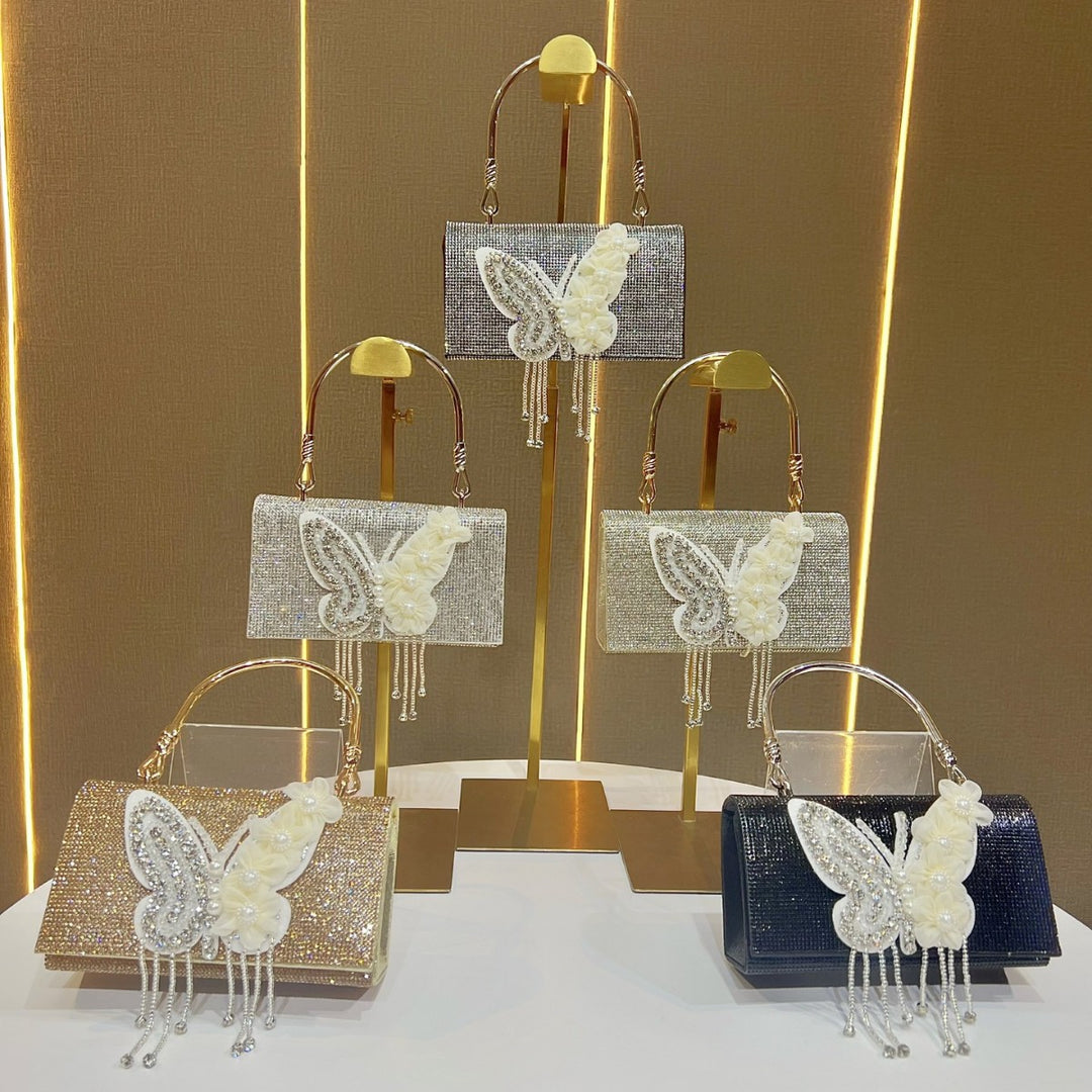 Decorative Butterfly Clutch