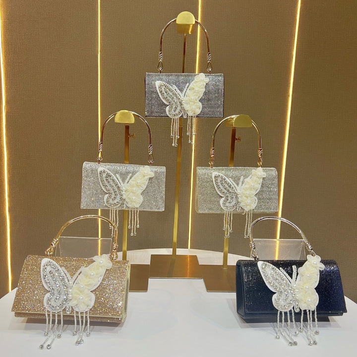Decorative Butterfly Clutch