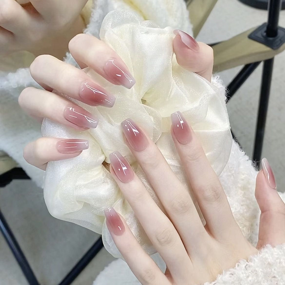 Elegant Long Press-On Nail Set