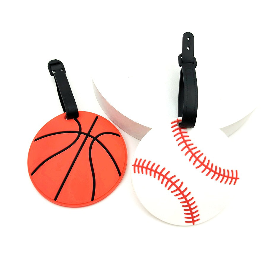 Basketball-Themed Luggage Tag Kalsten