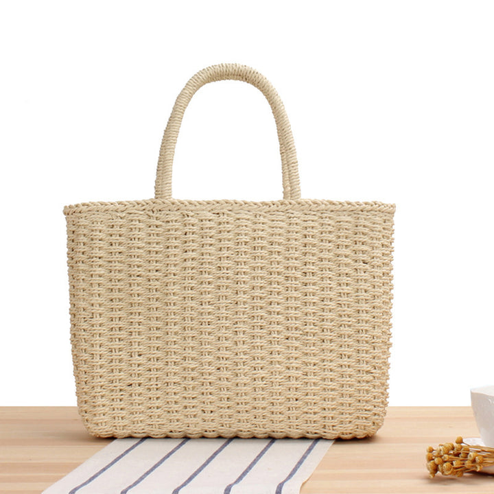 Basket bag with handcrafted weave Kalsten