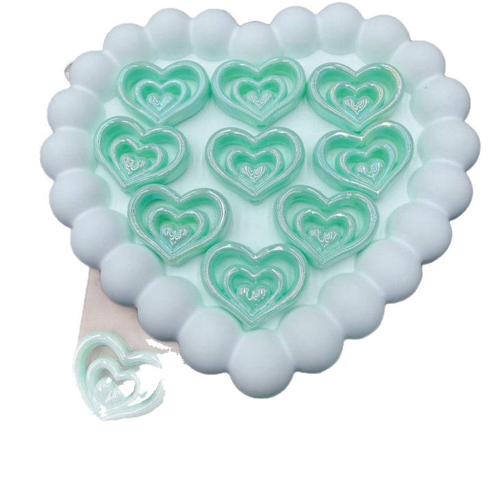 Decorative Heart-Shaped Resin Candle Holder kalsten