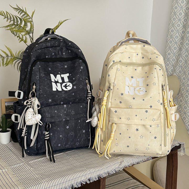 Stylish Star-Embellished Casual Backpack Kalsten 1791206135