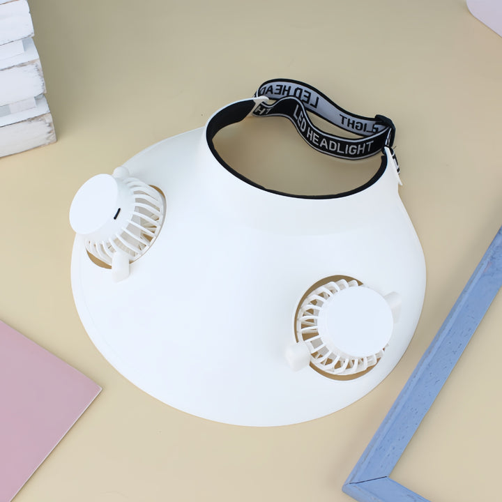 Unisex portable cooling and fan hood Kalsten