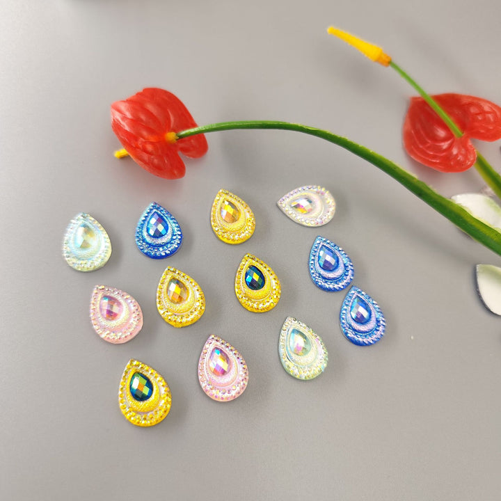 Glittering drop appliqués Kalsten