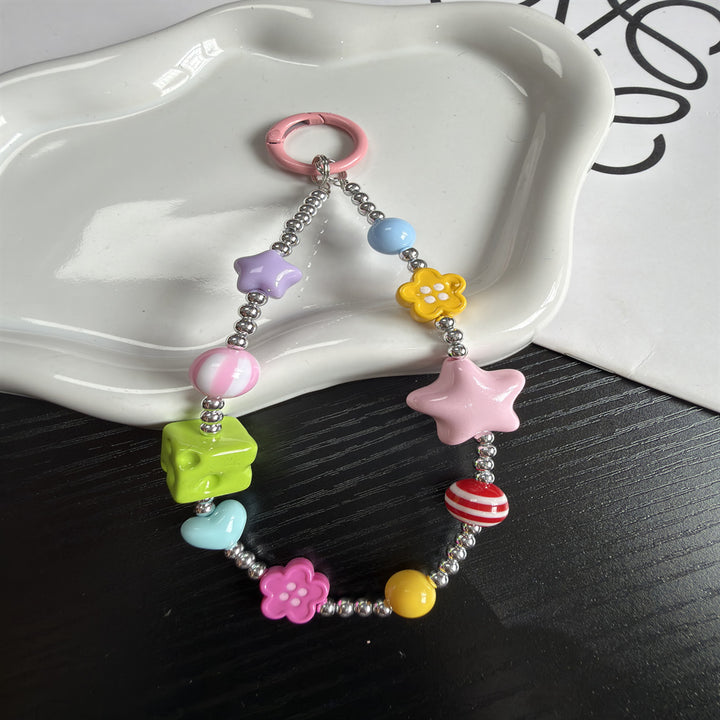 Colorful Beaded Charm Keychain Kalsten 1790134782