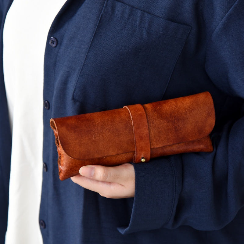 Stylish Leather Pencil Case Kalsten