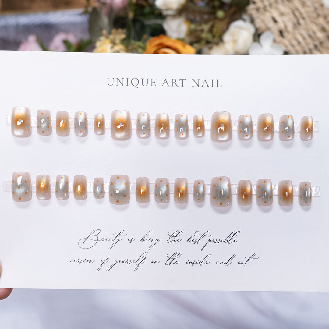Artistic Gel Press-On Nail Set