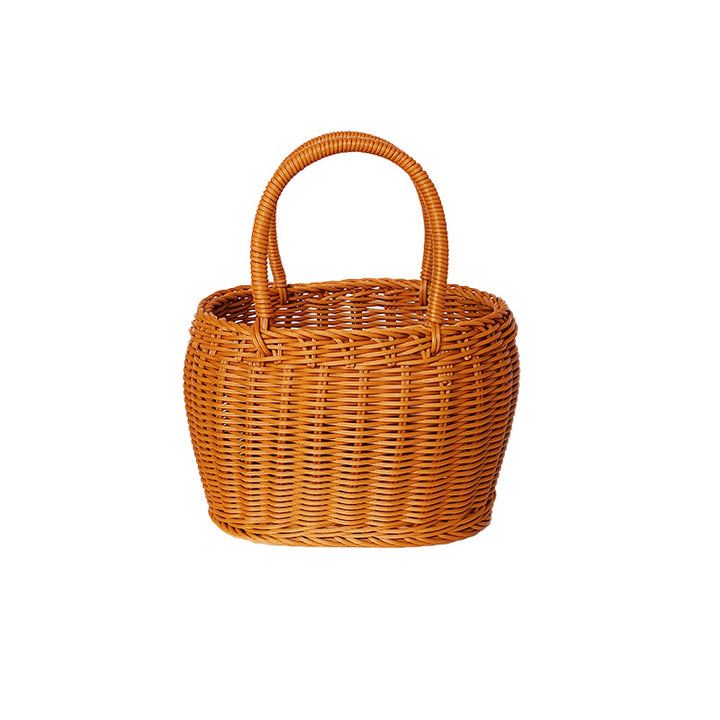 Stylish Handwoven Wicker Picnic Basket Kalsten