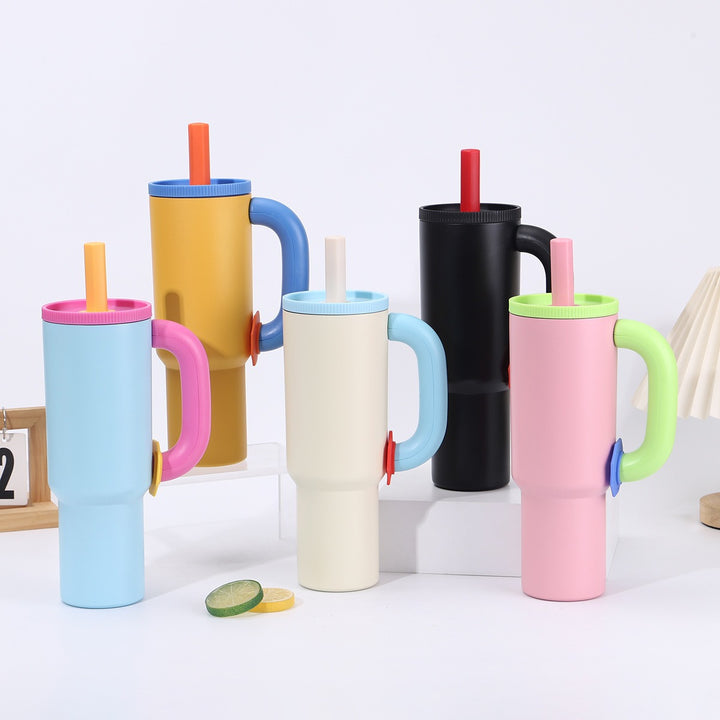Women's stylish insulated mugs with integrated drinking spout Kalsten