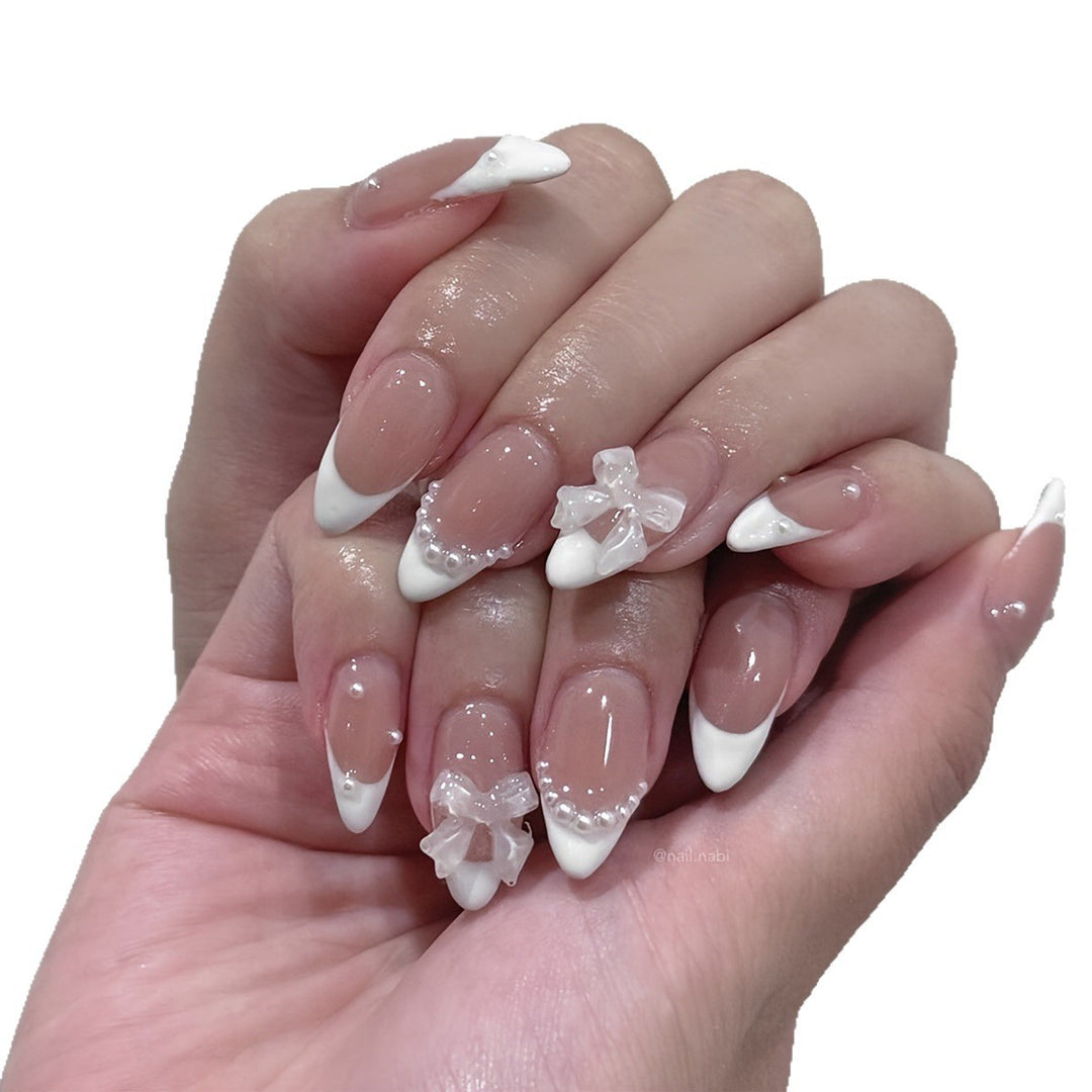 Artificial nail set with elegant decorative elements Kalsten