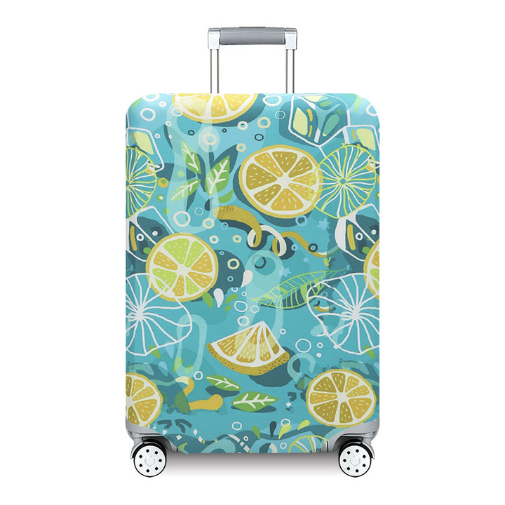 Women's Hard Shell Suitcase with Exotic Plant Pattern Kalsten