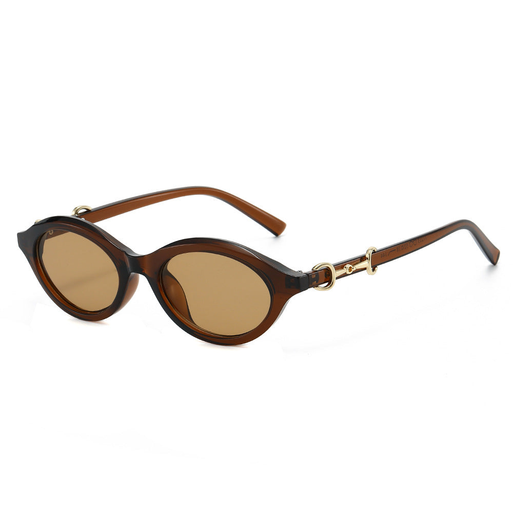 Fashionable Retro Oval Sunglasses Kalsten