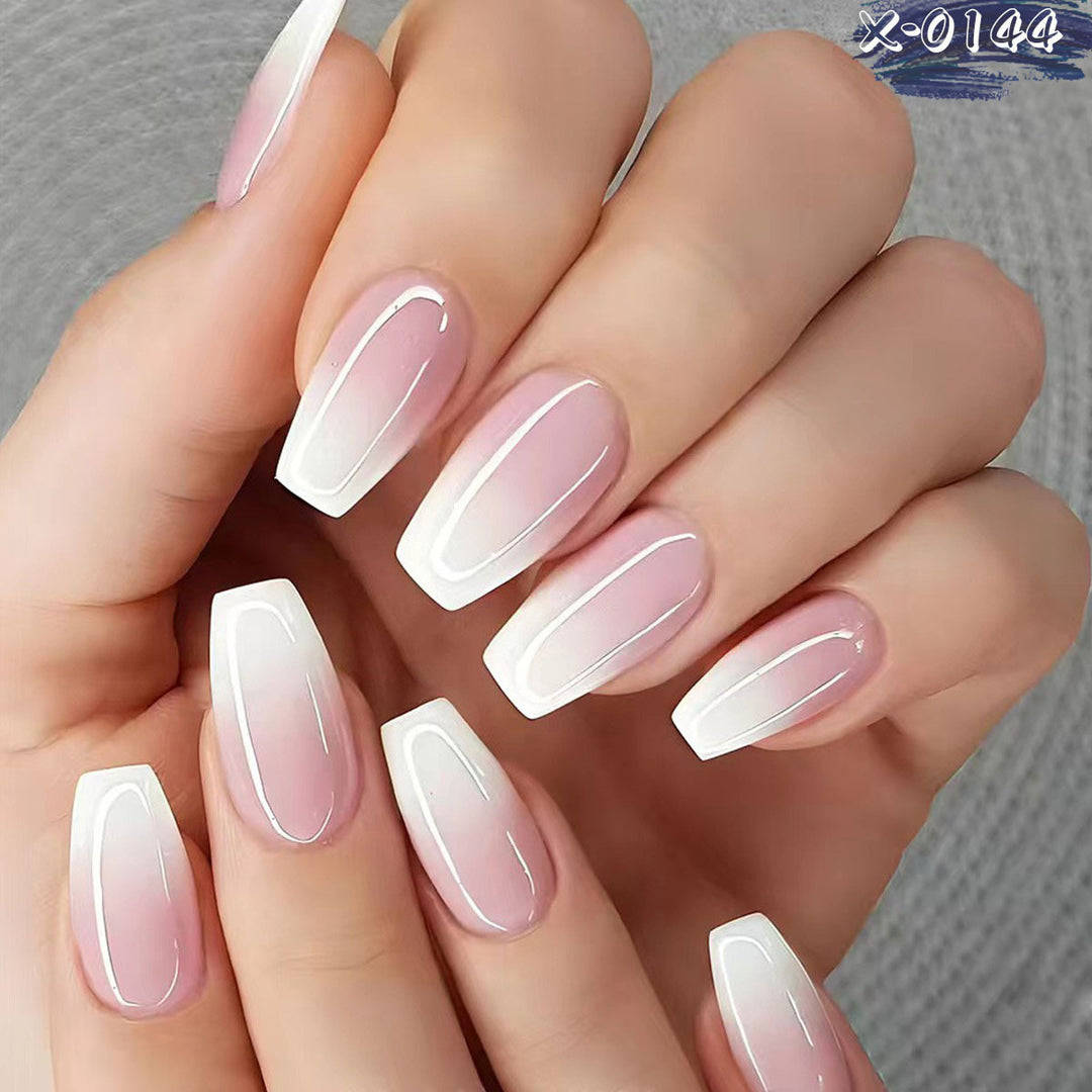 Elegant French Tip Acrylic Nail Art Kit