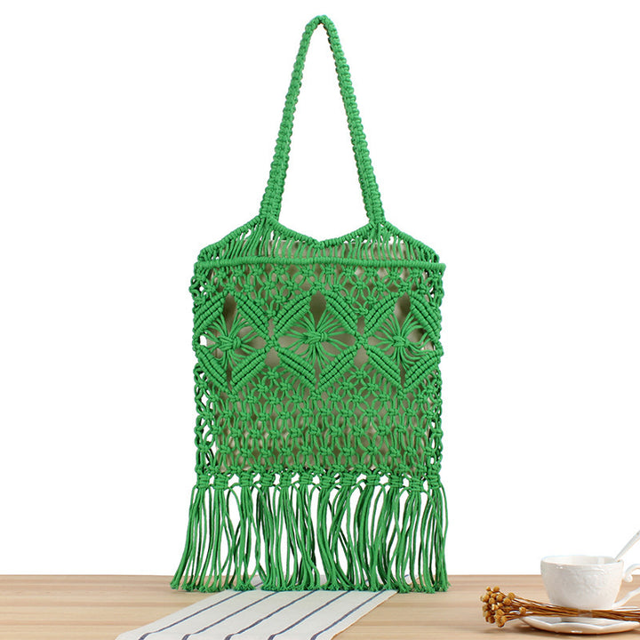 Hand-knotted Macrame Tote Bag Kalsten