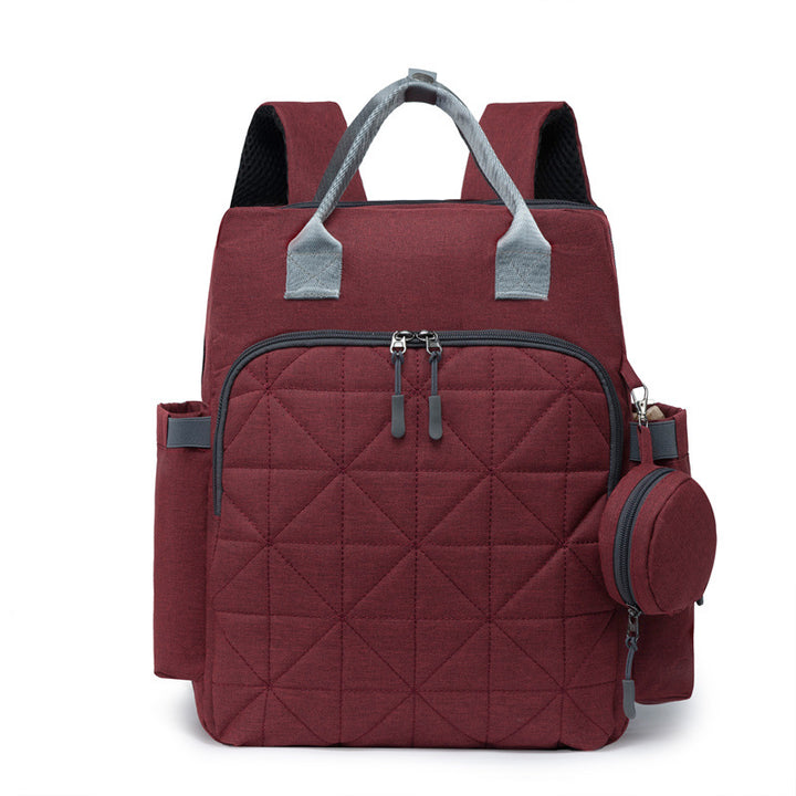 Multi-Pocket Quilted Backpack Kalsten