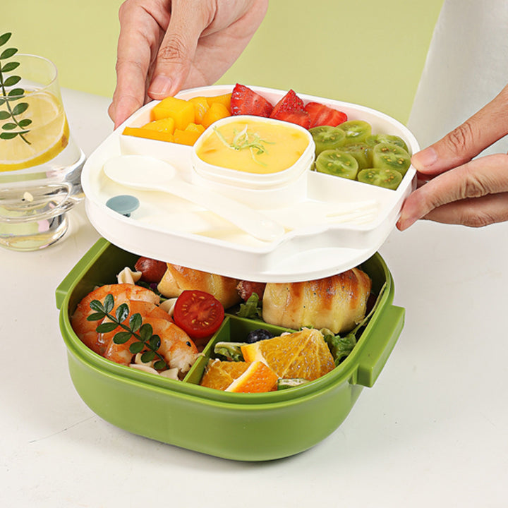 Fun-Themed Multi-Compartment Snack Container