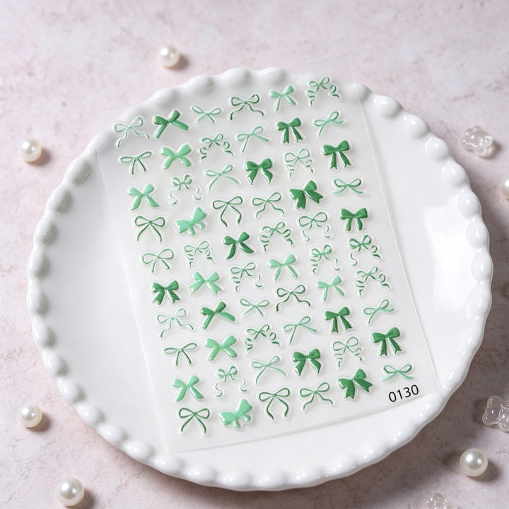 Decorative Bow Nail Art Stickers