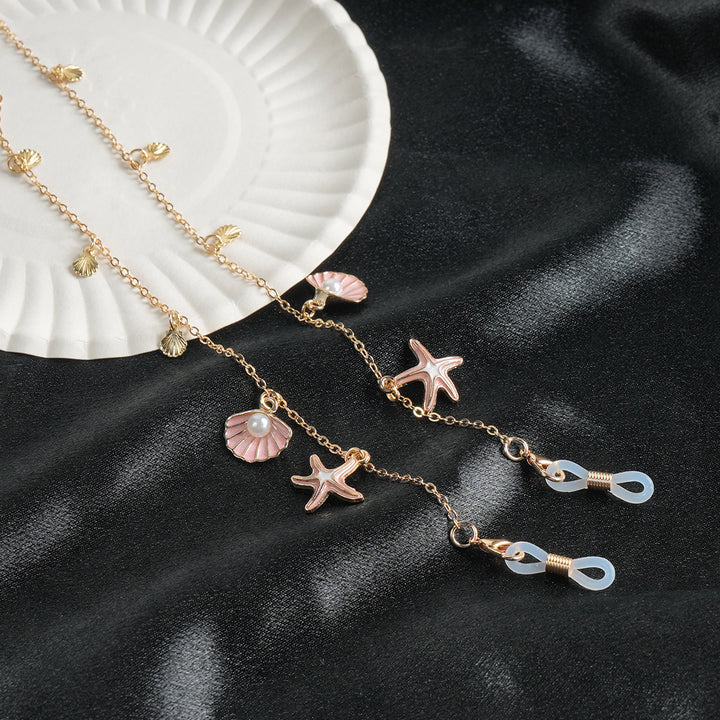 Bohemian Shell & Starfish Pendant Necklace kalsten