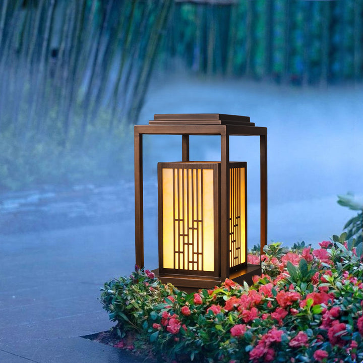 Japanese-Inspired Outdoor Lantern
