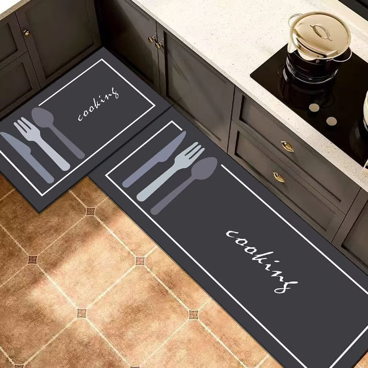 Kitchen Themed Anti-Fatigue Mat Set Kalsten