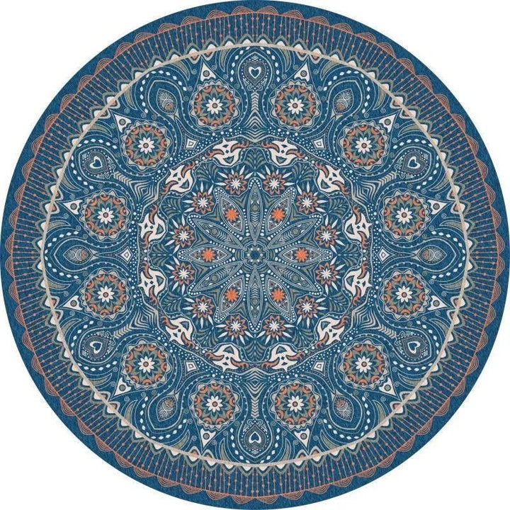 Artistic Mandala Design Area Rug