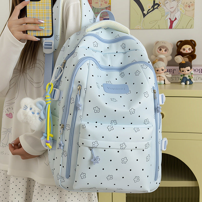 Trendy Floral Print Backpack Kalsten