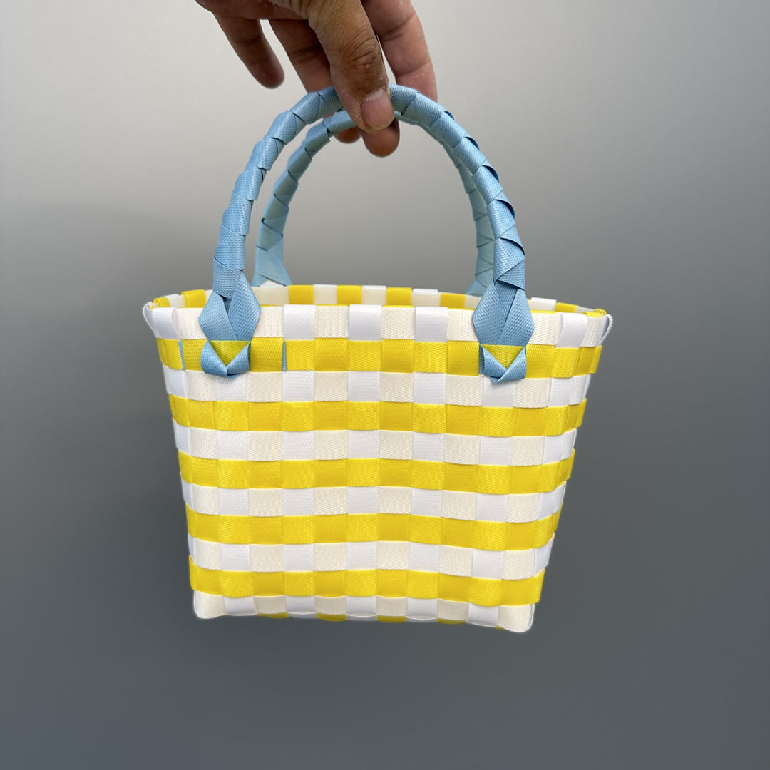 Playful and Colorful Basket Bag Kalsten