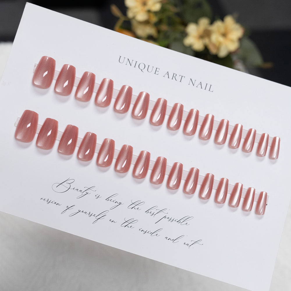 Glossy Acrylic Press-On Nail Set